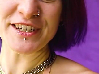 Double Metal Dildo Lesbian Fun with Anuskatzz