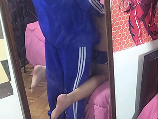 I MADE HER JEALOUS and THEN I make love to her in front of the mirror
