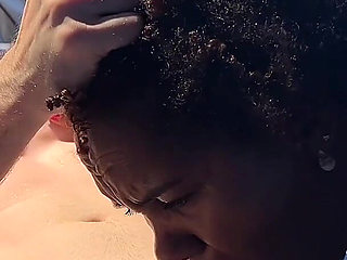 Black MILF Begs White Guy to Breed While Her Black Husband Is at Work and Gets Massive Creampie