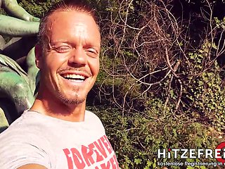 Blonde young cougar ▲ Mia Bitch ▲ banged outdoors in berlin! hitzefrei.dating