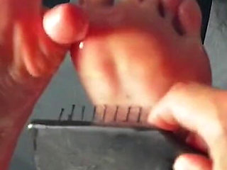 Tickled with a Hairbrush