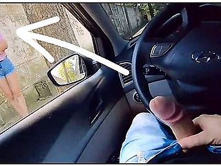 Risky Masturbation For A Hot Girl Who Was Looking At Me From The Bus Stop!