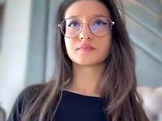 Small titted babe toys her pussy on webcam