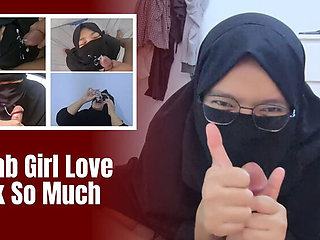 Minokiiko Hijab Blowjob Compilation - Asian Teen Loves Cum in Mouth
