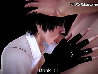 Brunette 3D Hentai Slut Uncensored Cartoon Sex