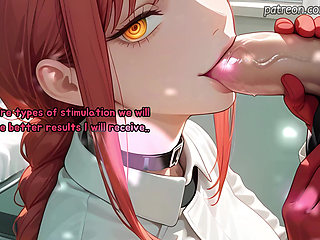 Your Doctor Makima is checking on your massive cock's health (Sex JOI)