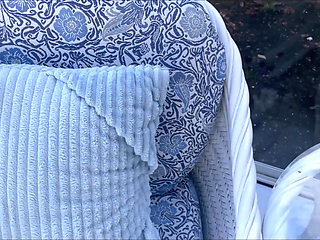 Hunk Stepdaddy Bear Naked Sunbathing in the Veranda 6