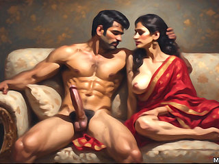 Indian hot blowjob by my neighbour aunty