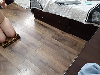 Sexy Wife Workout at Home Naked