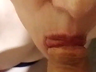 I'm a Redheaded Russian Slut of a Wife with Cum in My Mouth!