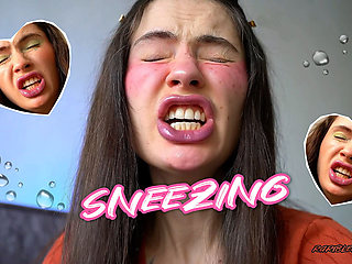 She Loses Control Wet Sneeze Right in My Face
