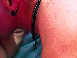 Blonde MILF Fucked by the Pool