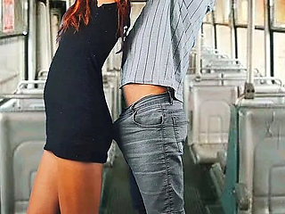 Slut on the Bus Leaves Stranger with an Erection!