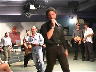 Vintage great italian orgy party with rivers of cum