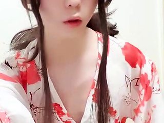 Amateur striptease and Solo masturbation