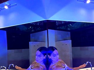 Solo ladyboy masturbation