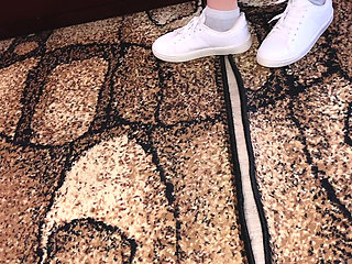 Foot Fetish Sneakers Sock and Bare Feetsfw