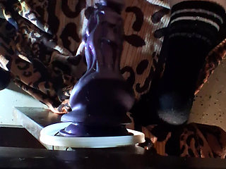 Just SquirtingSkittlez with her favorite toy.