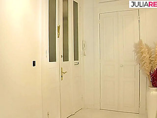 Chubby German MILF Jean Pallett Threesome - Double Penetration Blowjob & Facial