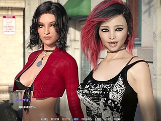 Hot animated 3D sex adventure with sultry redheads and big cartoon tits