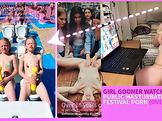 Girl Watches Twink Teens Masturbate