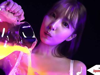 Depraved Asian Teen 18+ Oiled Up Adult Clip