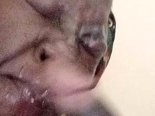 Homemade bbc blowjob and huge face cummimg