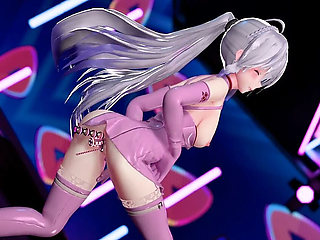 [mmd] Haku -i Will Be Yours Anal Plug Pussy Double Succubus Pattern Pink Erotic Fun Uniform