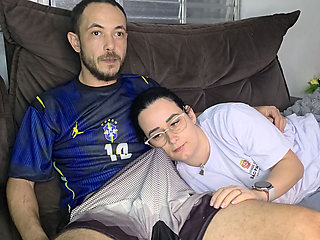 Stepsister Is Seduced by Her Stepbrother While Watching the Brazil Game