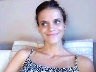 Amateur blondie solo anal masturbation