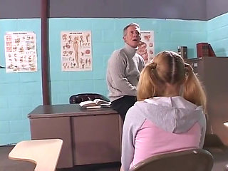 I lick the pussy of this young student