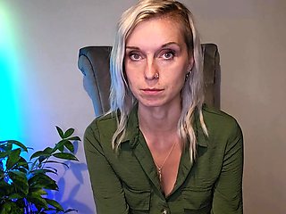 Busty blonde mature solo masturbation for webcam