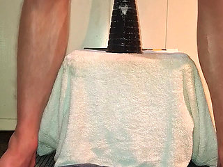 Solo gay NoFace Twink X - Extreme anal play