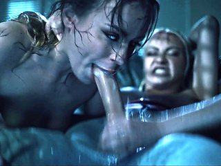 Police Raid Turns into Futa Threesome - Possessed Lesbian