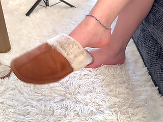 Footjob Foot Massage Foot Dangle Big Cumshot