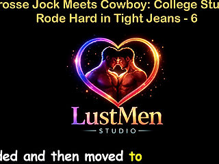 English Audio Gay Sex Story - Lacrosse Jock Meets Cowboy College Stud Gets Rode Hard in Tight Jeans - Part 6