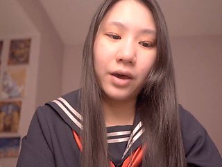 Cute Asian student Alize Zaide creates ASMR while sharing Isaiah 30-34 as a sister in Christ
