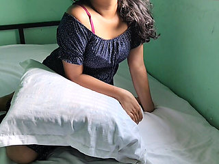 18+ Desi Sexy Little Stepsister Enjoying Her Brother BBC in Her Tight Pussy, XXX Video in Hindi (dirty Talk)