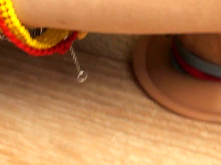 145 Hairy Forearms Fetish: Stroking Dildo with Natural Arm Hair