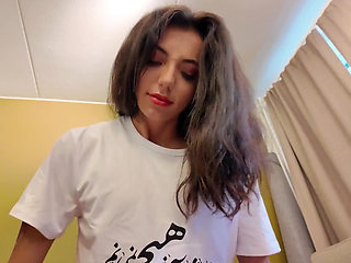 18 Years Old Tight Pussy Persian Stepsister Fucked by Stepbrother