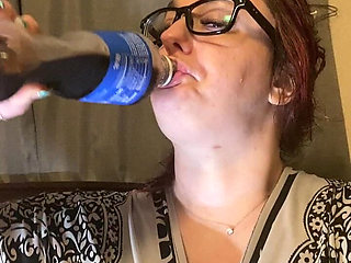 Chugging a Cola - Sexy Sequel with Close Ups! Lots of Sounds! Second Episode