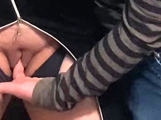 Omg!!! Stranger in Crowded Subway - Pussy Fingering