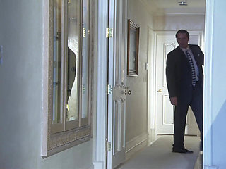 Longhaired lover fuck his wife in his own house