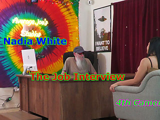 Nadia White the Job Interview 4th Camera