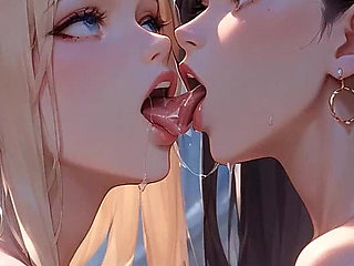 A Snowy Lesbian Stroll with Digital Temptation - Dirty XXX!