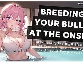 [f4m] Breeding Your Bully At The Onsen Slutty Femdom Asmr Audio Roleplay