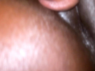 Oily Ebony Grind Session Slow Wet Close-up Action