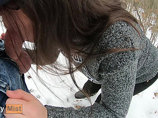 Outdoor He Cheating Me to Cum in My Tight Ass Somewhere at the Forest 4K