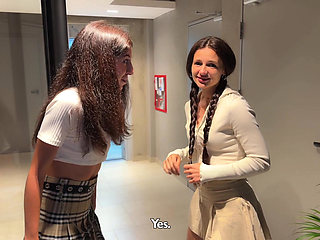 Hackers Helped Female Students Get Into the Dorm and Receive the Reward of Their Tight Pussies