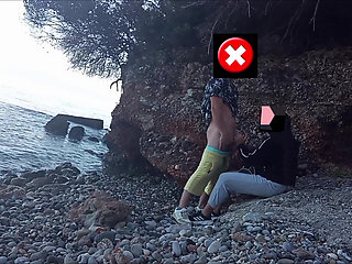 I cum in her mouth twice on the beach